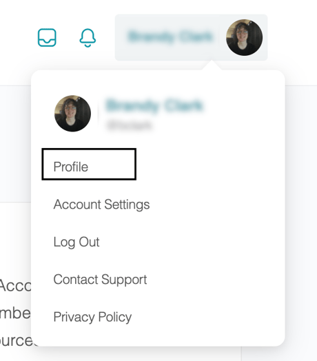 Profile (Profile) with Blurred Out Information